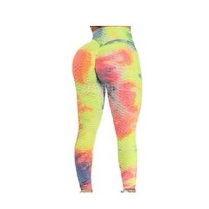 Scrunch Tie-Dye Leggings | Textured High-Waist Booty-Lift Style